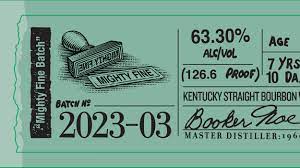 Booker's 2023-03 Kentucky Straight Bourbon Whiskey 63.3 Booker's 2023-03 Kentucky Straight Bourbon Whiskey 63.3