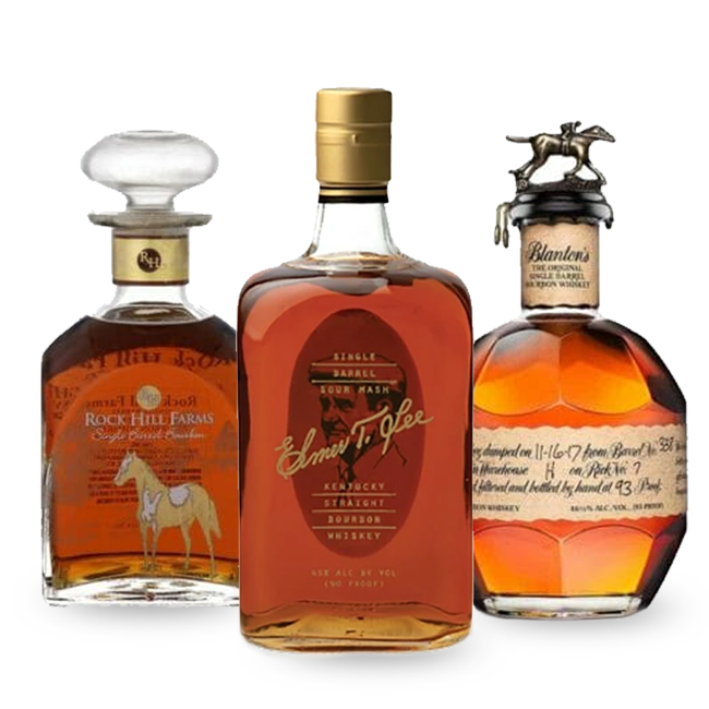 Buy Blanton's Bourbon & Rock Hill Farms Bourbon & Elmer T. Lee Bourbon  Bundle