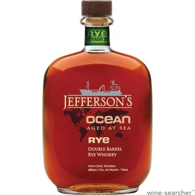 Jefferson's 'Ocean' Aged at Sea Double Barrel Rye Whiskey 750ml