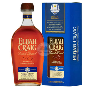 Elijah Craig Toasted Barrel 2023 RYDER CUP LIMITED EDITION Small Batch Bourbon Whiskey 750ml