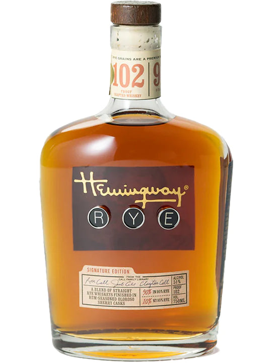 Hemingway Signature Edition Rye Whiskey 750ml