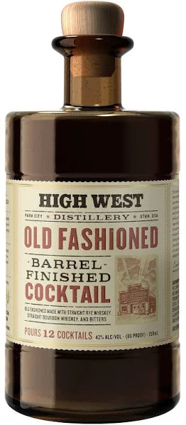 High West Old Fashioned Barrel Finished Cocktail 750ml