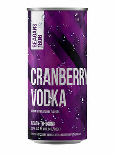 Beagans 1806 Cranberry Vodka 200ml 4-Pack