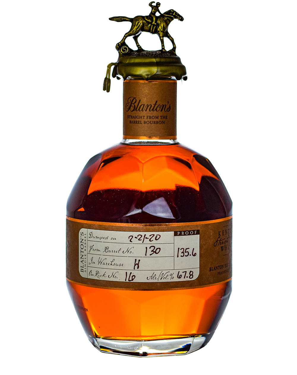 Blanton's Straight From The Barrel Bourbon Whiskey (Barrel