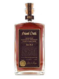 Blood Oath Pact No. 6 Bourbon Whiskey 750ml