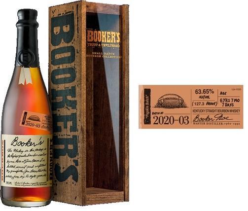 Booker’s Bourbon Batch 2020-03 ‘Pigskin Batch’ 750ml