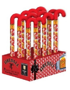 Fireball Cinnamon Flavored Whiskey Candy Canes 50ml 120 pieces