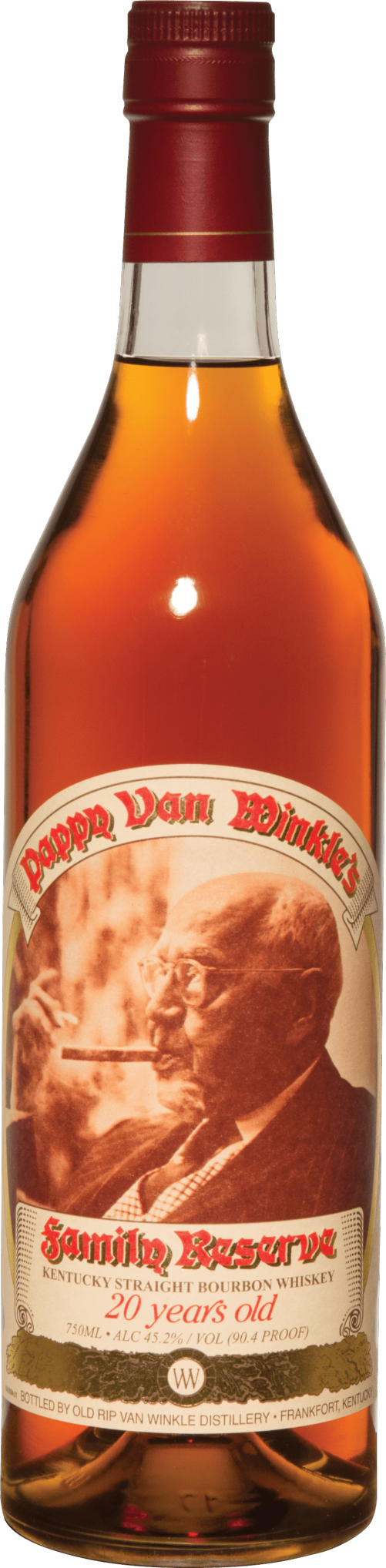 Pappy Van Winkle 2009 20 Year Old Family Reserve 100% Stitzel-Weller