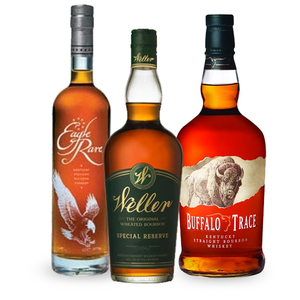 Eagle Rare 10 year, Buffalo Trace Bourbon and W.L. Special Reserve bundle