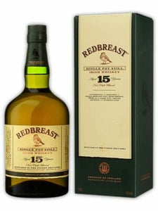 Redbreast 15 Year Old Irish Whiskey 750ml