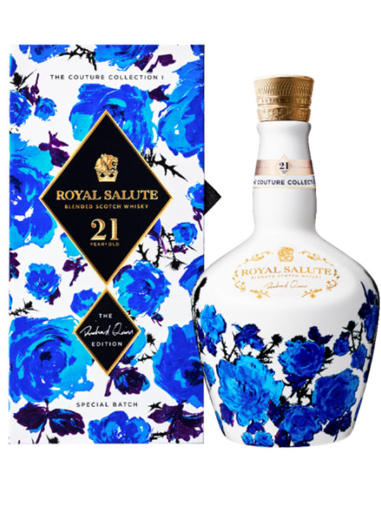 Royal Salute "The Couture Collection 1" 21 Year Old Scotch Whiskey "Richard Quinn Edition: White" 750ml