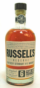 Russell's Reserve 6 year Kentucky Straight Rye Whiskey 750ml