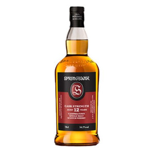 Springbank 12 Year Old Cask Strength Scotch Whisky 750ml