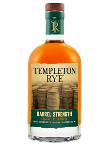 Templeton Rye Barrel Strength Straight Rye Whiskey 750ml