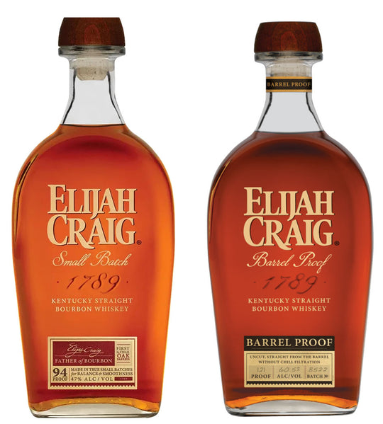 Elijah Craig Barrel Proof Batch B522 and Small Batch bundle 750ml