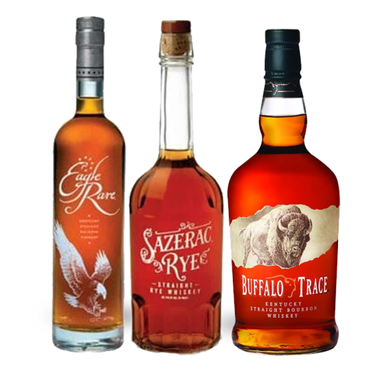 Buffalo Trace, Eagle Rare, and Sazerac Rye Bundle