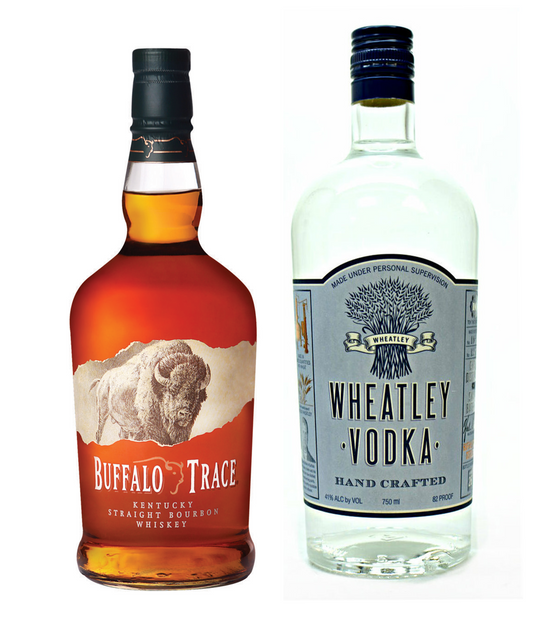 Buffalo Trace and Wheatley Vodka Bundle 750ml