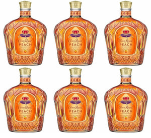 Crown Royal Peach Canadian Whisky 6 Pack 750ml