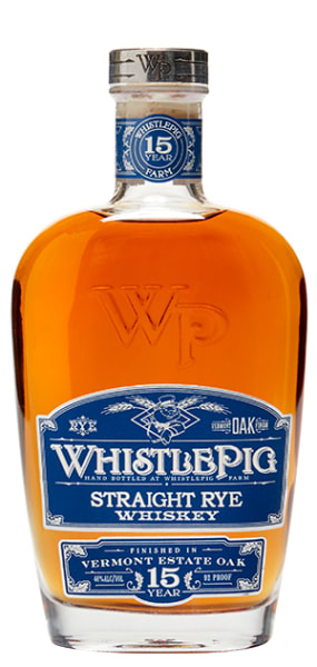 WhistlePig 15 Year Estate Oak Rye Whiskey 750ml