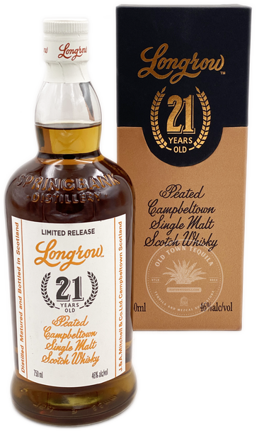 Longrow Limited Release Peated Campbeltown Single Malt Scotch Whisky Aged 21 Years