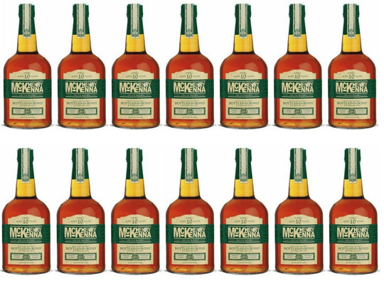 Henry McKenna 10 Year Old Bourbon Whiskey 750ml 12 Pack