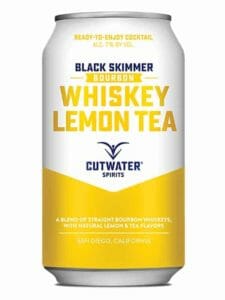 Cutwater Black Skimmer Bourbon Whiskey Lemon Tea 4/12oz