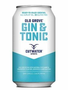 Cutwater Old Grove Gin & Tonic 4/12oz