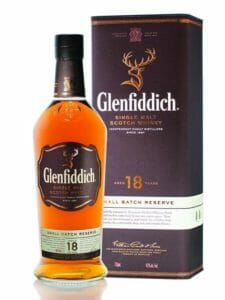 Glenfiddich 18 Year Old Scotch Whiskey 750ml